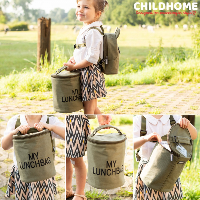 Geanta termoizolanta Childhome My Lunchbag Kaki-Resigilat [7]