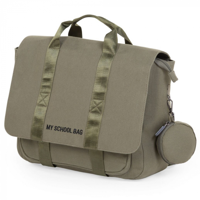 Ghiozdan Childhome My School Bag Kaki-Resigilat [2]