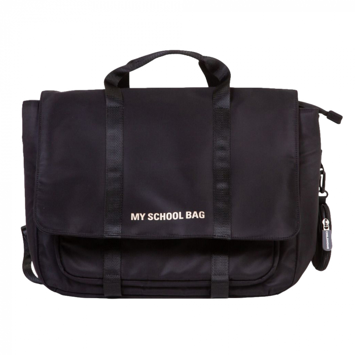 Ghiozdan Childhome My School Bag Negru - Resigilat