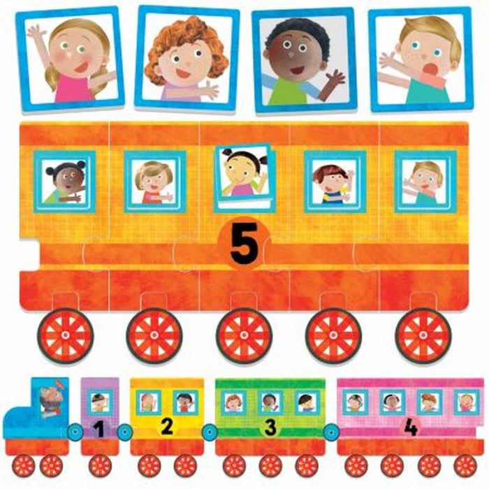 Headu Ecoplay - Puzzle Micul Tren 123 [2]