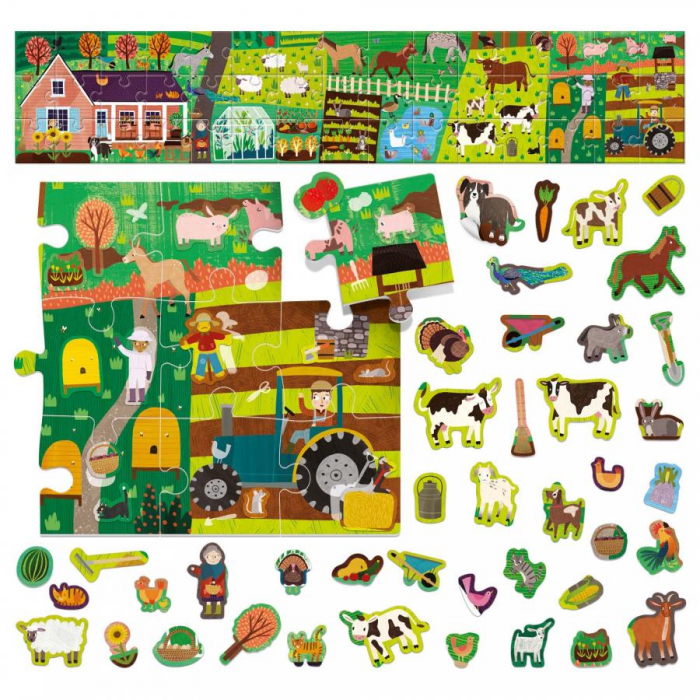Headu Teacher Tested - Puzzle Ferma Cu Stickere [2]