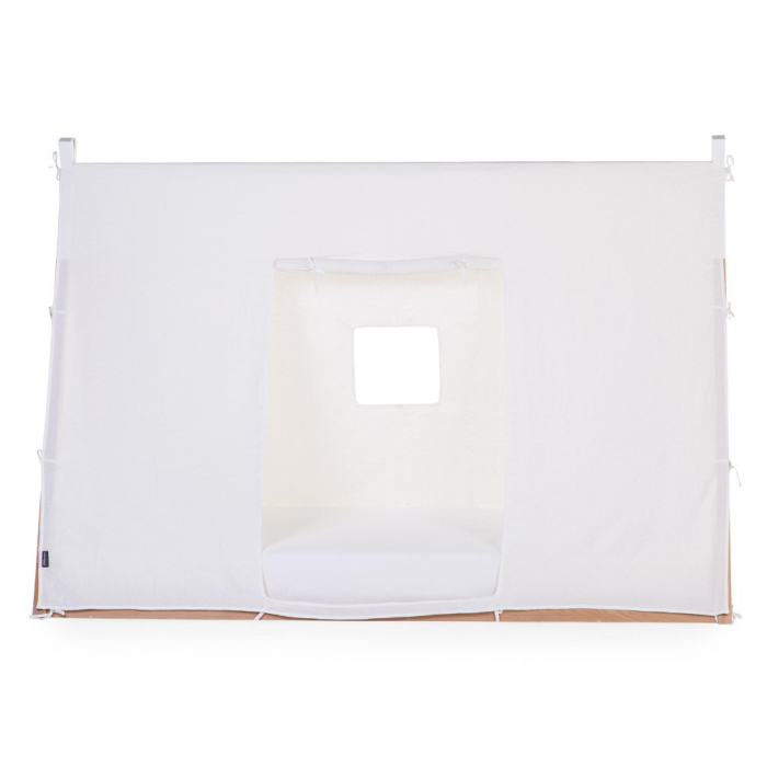 Husa cadru pat Tipi Childhome 90x200 cm Alb [2]