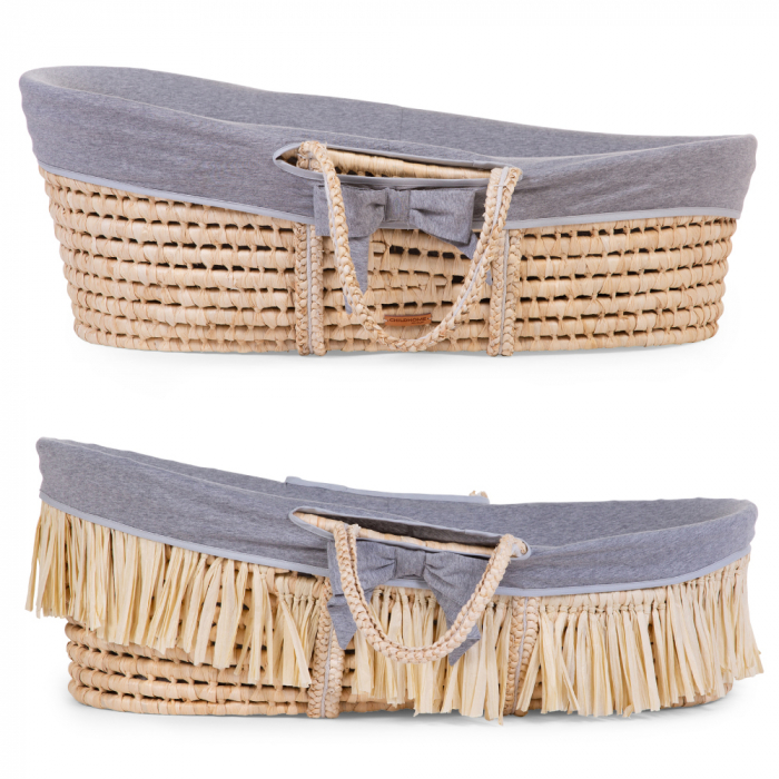 Husa Cos bebe Childhome Moise, Jerse Gri - Resigilat [2]