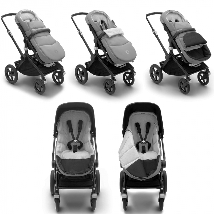 Husa de picioare universala carucior Bugaboo Midnight Black - Resigilat [3]