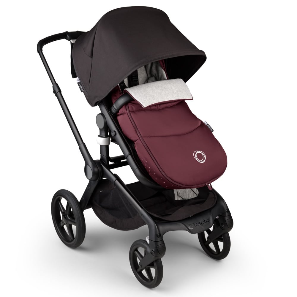 Husa de picioare universala carucior Bugaboo Dark Cherry-Resigilat [5]