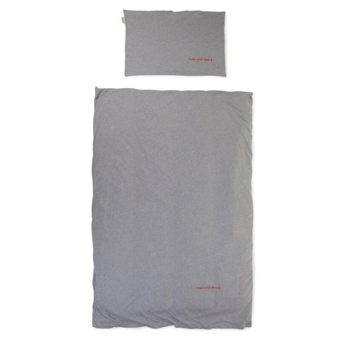 Husa pilota si fata de perna Childhome Jerse 100x140 cm, Buline [2]