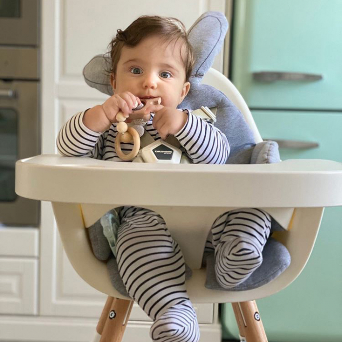 Husa universala Childhome Iepuras Jerse Gri [5]