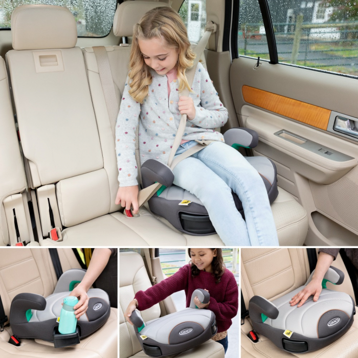 Inaltator Auto Graco EverSure Lite i-Size Cherry-Resigilat [4]