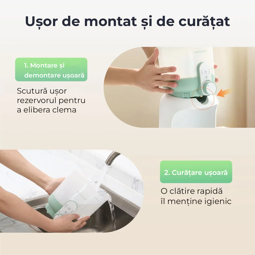 Incalzitor de apa Momcozy Dual Lights pentru mese nocturne [8]