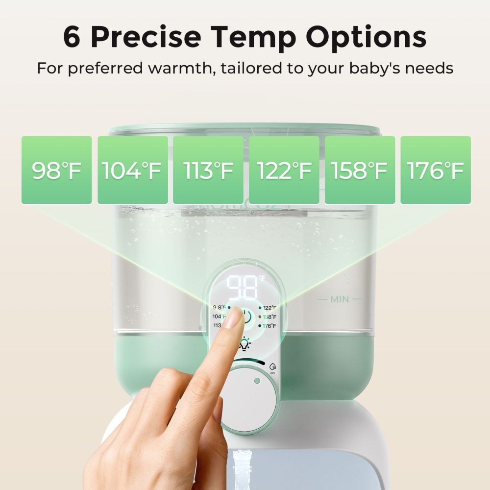 Incalzitor de apa Momcozy Dual Lights pentru mese nocturne [7]