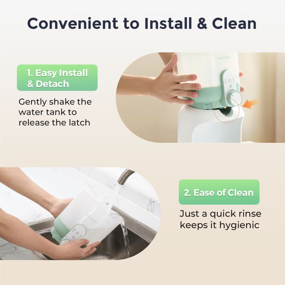 Incalzitor de apa Momcozy Dual Lights pentru mese nocturne [8]