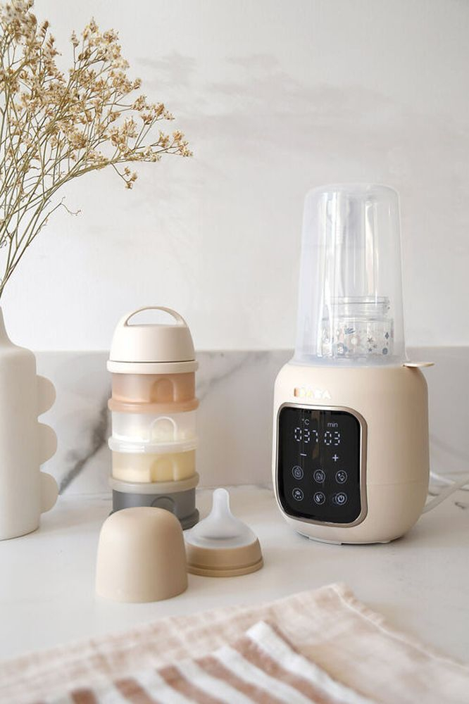 Incalzitor si sterilizator biberoane Beaba Multi Milk Clay Earth [3]