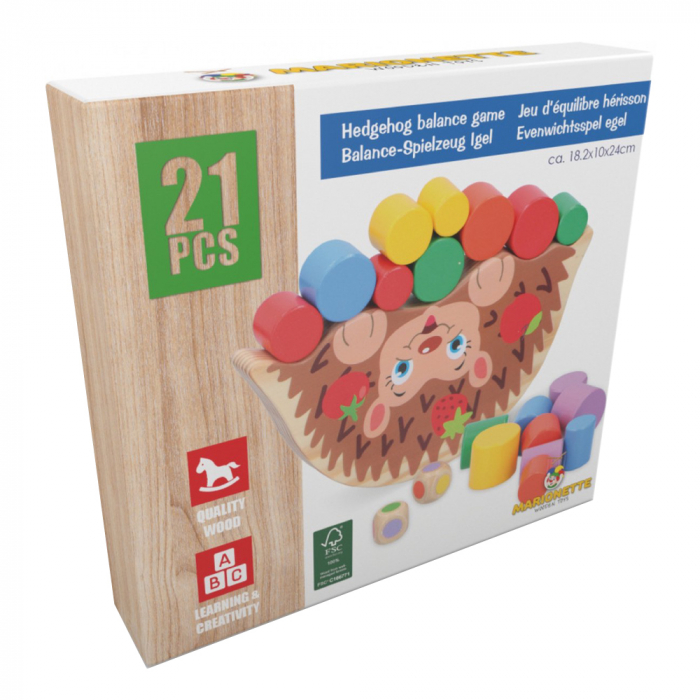 Joc de echilibru din lemn Marionette 21 piese [3]
