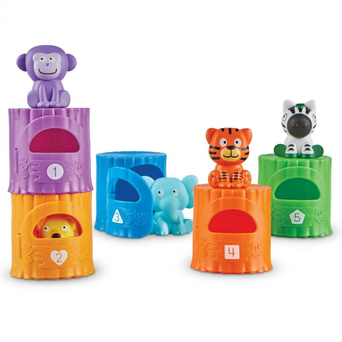 Joc de sortat si numarat - Prietenii din jungla [4]