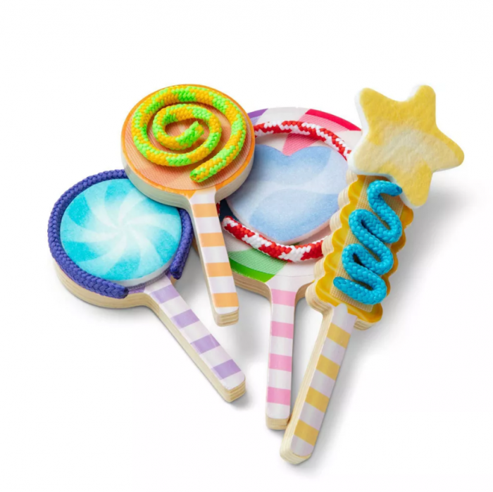 Joc din lemn pentru dezvoltarea indemanarii Acadele multicolore [3]