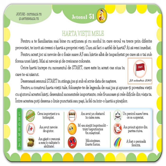 Joc DPH 56 de pasi pentru a scrie o poveste, Micul scriitor [3]