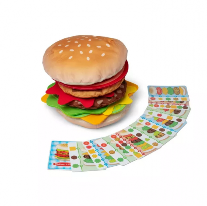 Joc educativ de stivuire si potrivire Burgerul gigant [2]