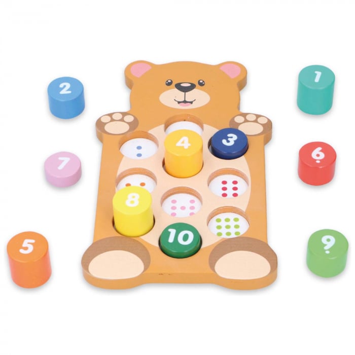 Joc educativ din lemn cu numere Marionette 11 piese [4]