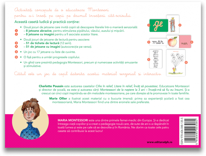 Joc Educativ DPH Casetele Montessori, Invat sa citesc cu Montessori [2]
