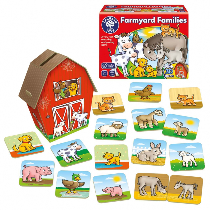 Joc educativ Familii de la Ferma FARMYARD FAMILIES [2]