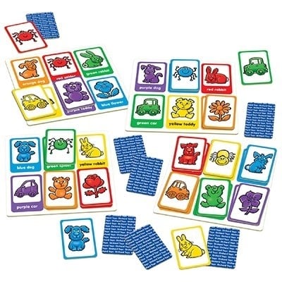 Joc educativ loto in limba engleza Catelusii Red Dog, Blue Dog [2]