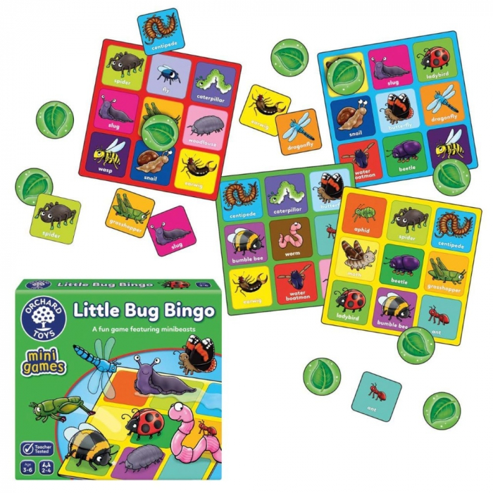 Joc educativ Orchard Toys Bingo Mica Insecta, Little Bug Bingo [2]