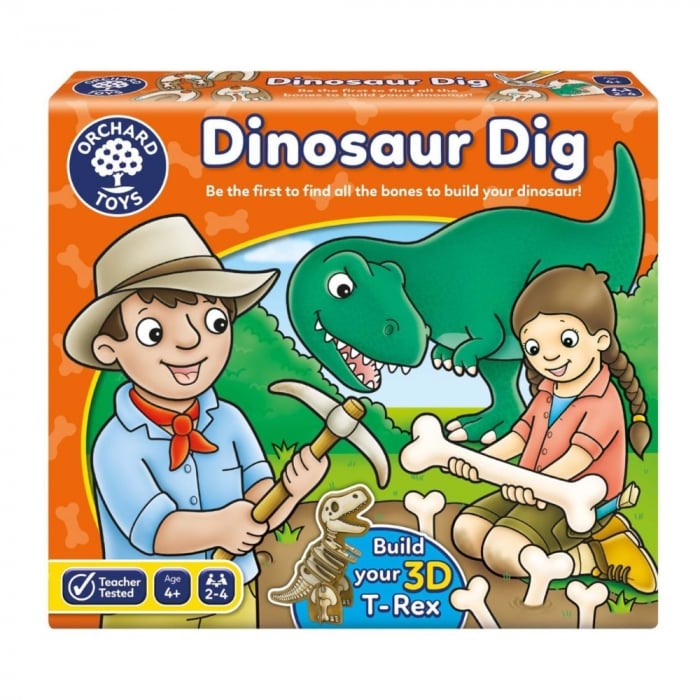 Joc educativ Orchard Toys Dinosaur Dig