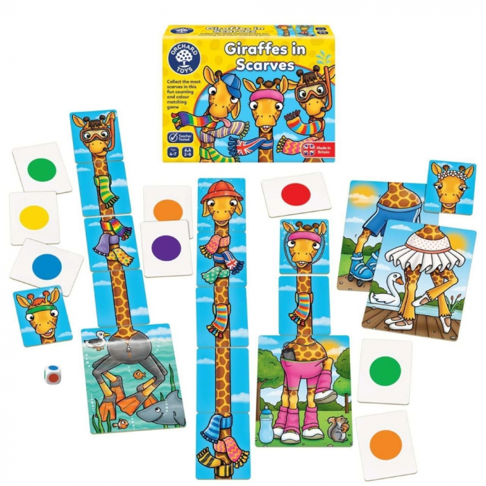 Joc educativ Orchard Toys Giraffes in Scarves [2]