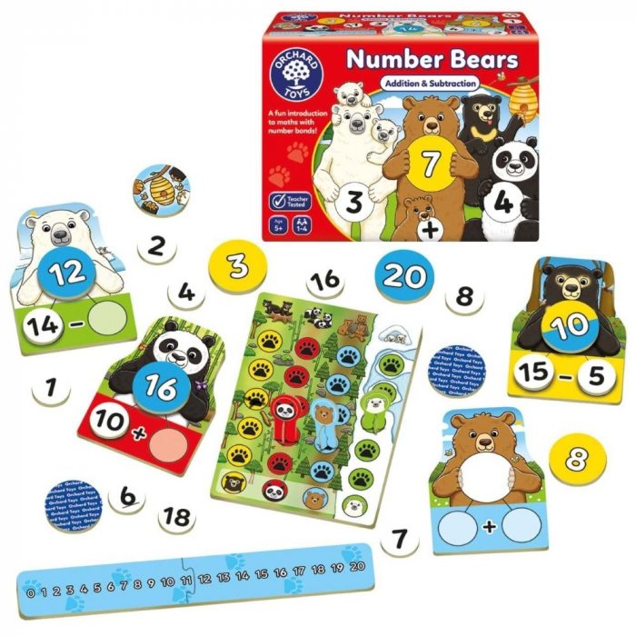 Joc educativ Orchard Toys Numarul Ursuletilor, Number Bears [2]
