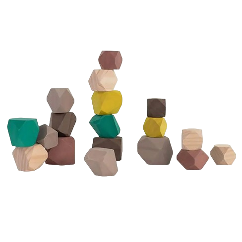 Joc educativ pentru dezvoltarea motricitatii Wood Stones [2]