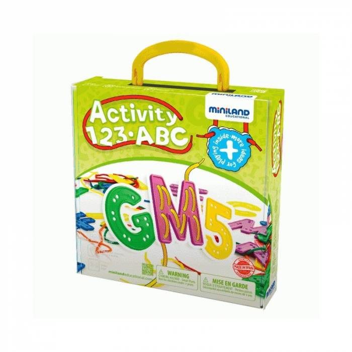 Joc Insireteaza litere si numere Miniland [2]