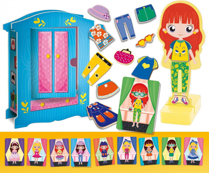 Joc magnetic Montessori - Parada modei [4]