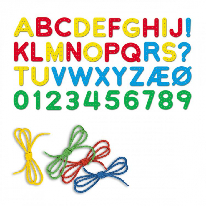Joc Quercetti cu sireturi Montessori ABC+123 [3]