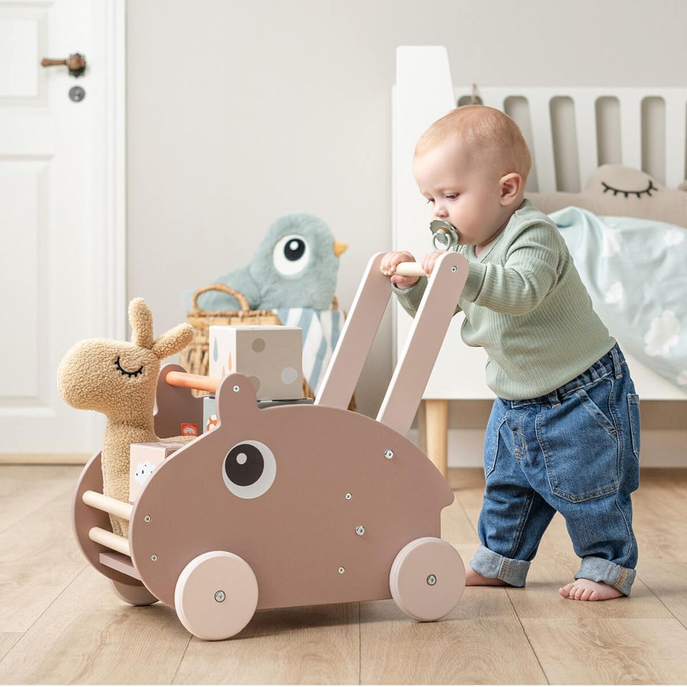 Jucarie de impins Done by Deer din lemn Ozzo Powder [6]