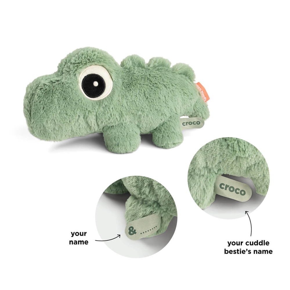 Jucarie de plus Done by Deer Cuddle Bestie Croco Verde 28 cm [2]