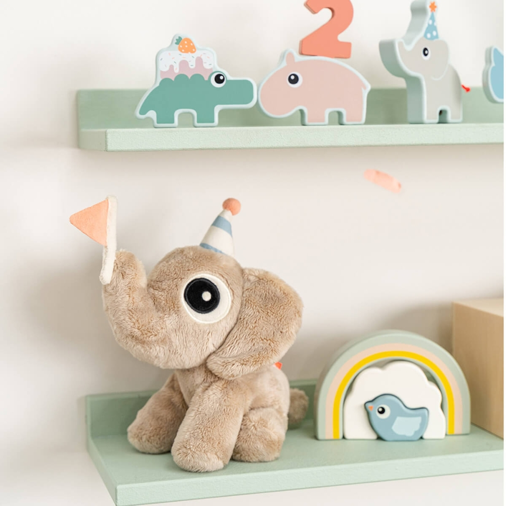Jucarie de plus in cutie cadou Done by Deer Cuddle Bestie Elphee Bej [6]