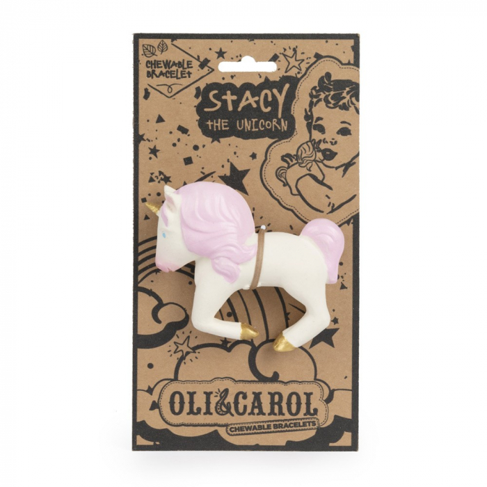 Jucarie dentitie Oli and Carol Unicorn Stacy [3]