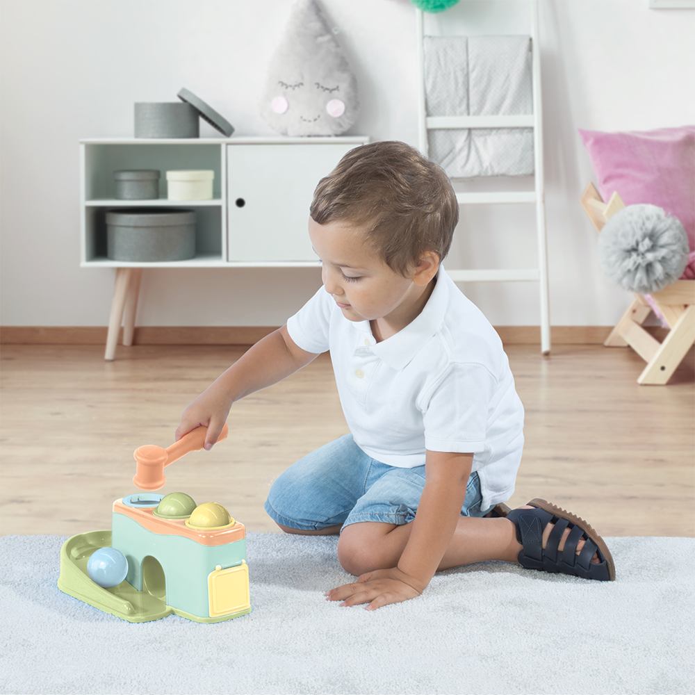 Jucarie dexteritate - Cursa bilutelor - Pastel [2]