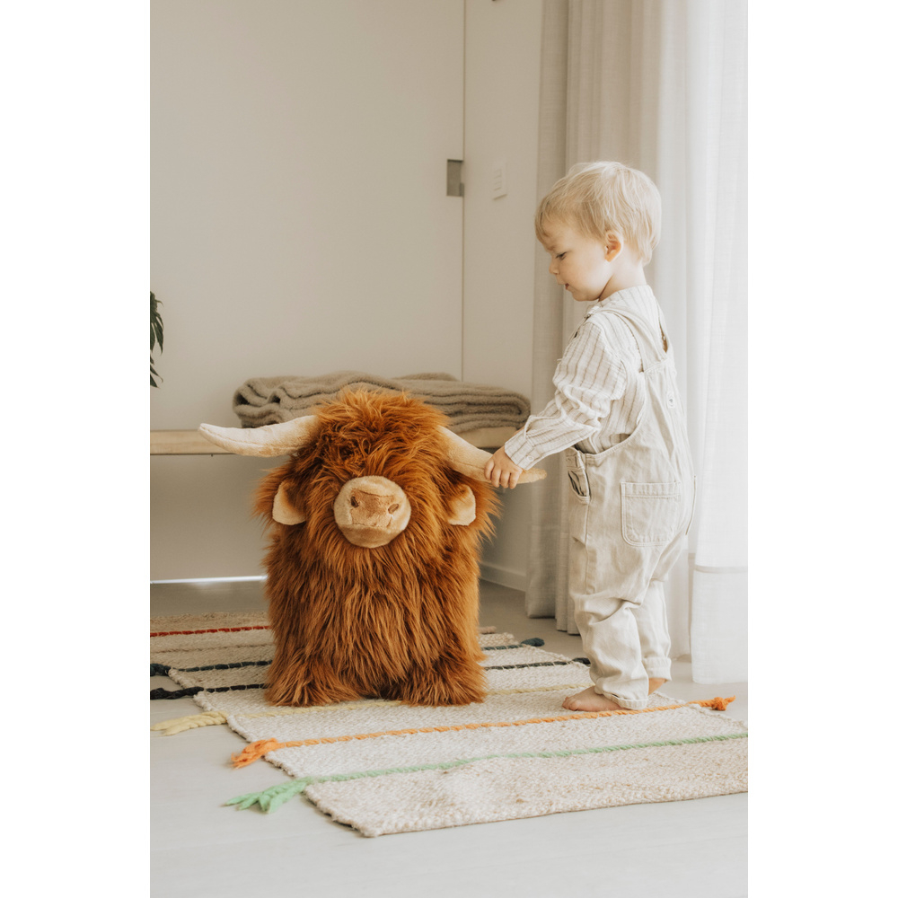 Jucarie gonflabila de sarit Wild & Soft Soft Bouncy Vaca Highland [7]