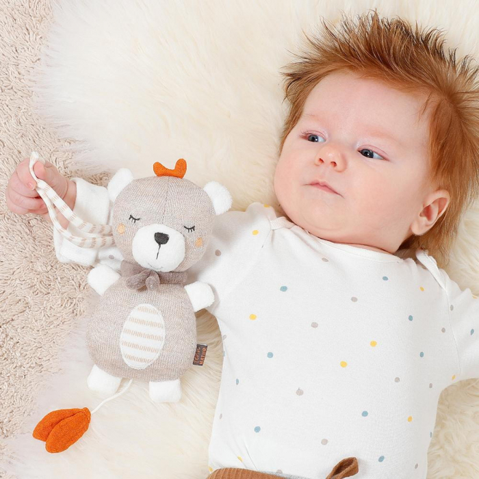 Jucarie muzicala mini - Ursulet NATUR [4]