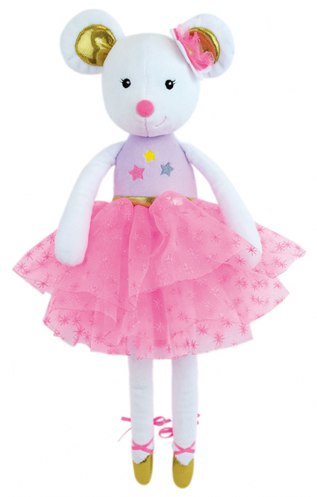 Soricel alb balerin – plus muzical 40 cm [3]