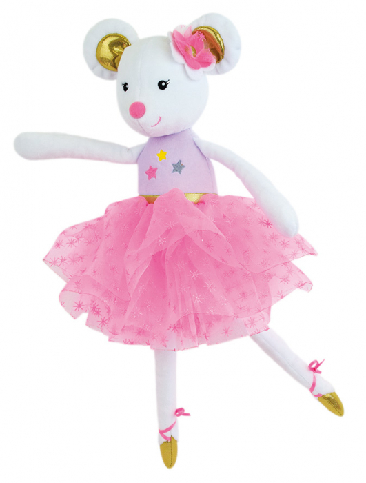 Soricel alb balerin – plus muzical 40 cm [4]