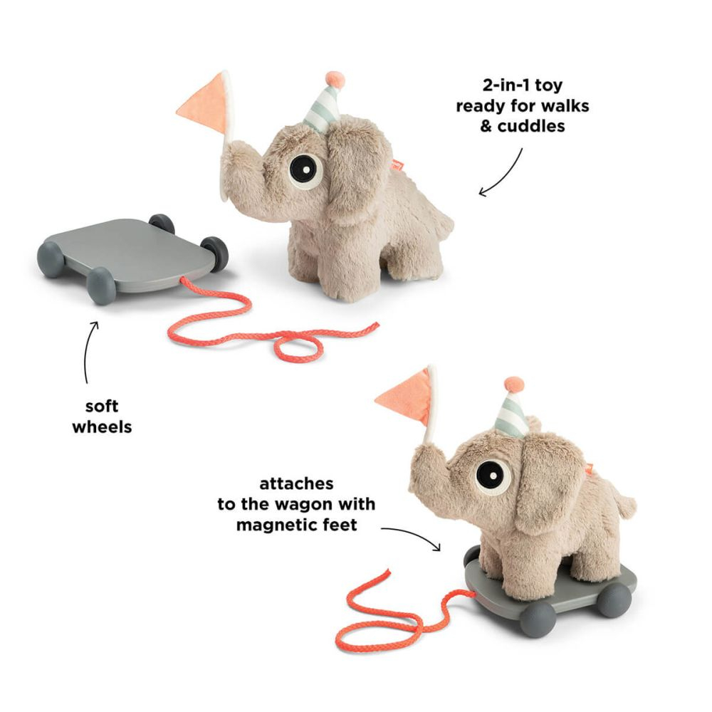 Jucarie Push Along 2 in 1 Done by Deer Elefant Sand [3]
