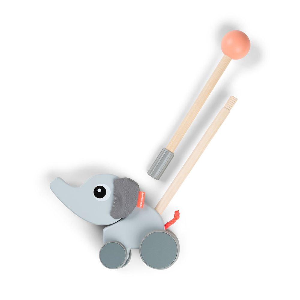 Jucarie Push Along Done by Deer din lemn Elphee Grey [2]