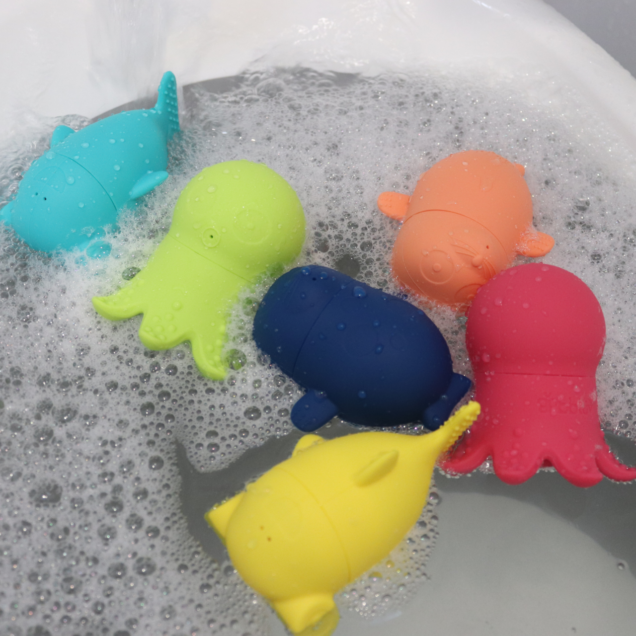 Jucarii de baie din silicon Mix-and-Match bblüv Böddies [2]