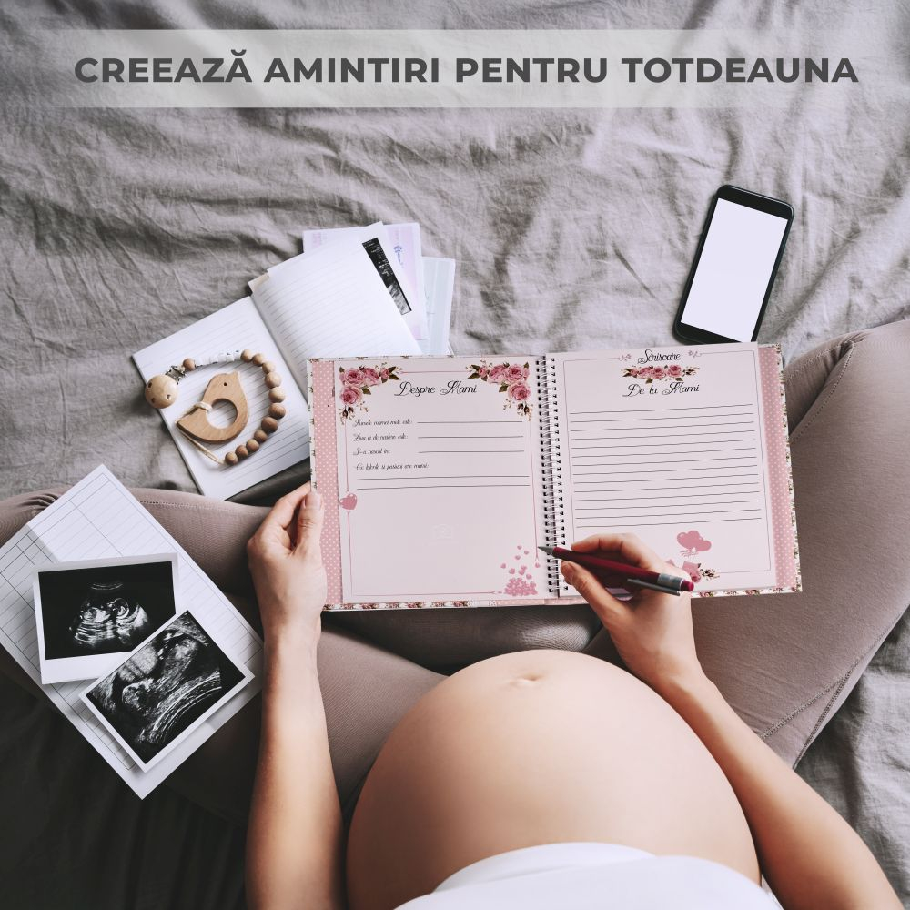 Jurnalul Bebelusului Liplut pentru Fetite - Cadou Personalizat [10]
