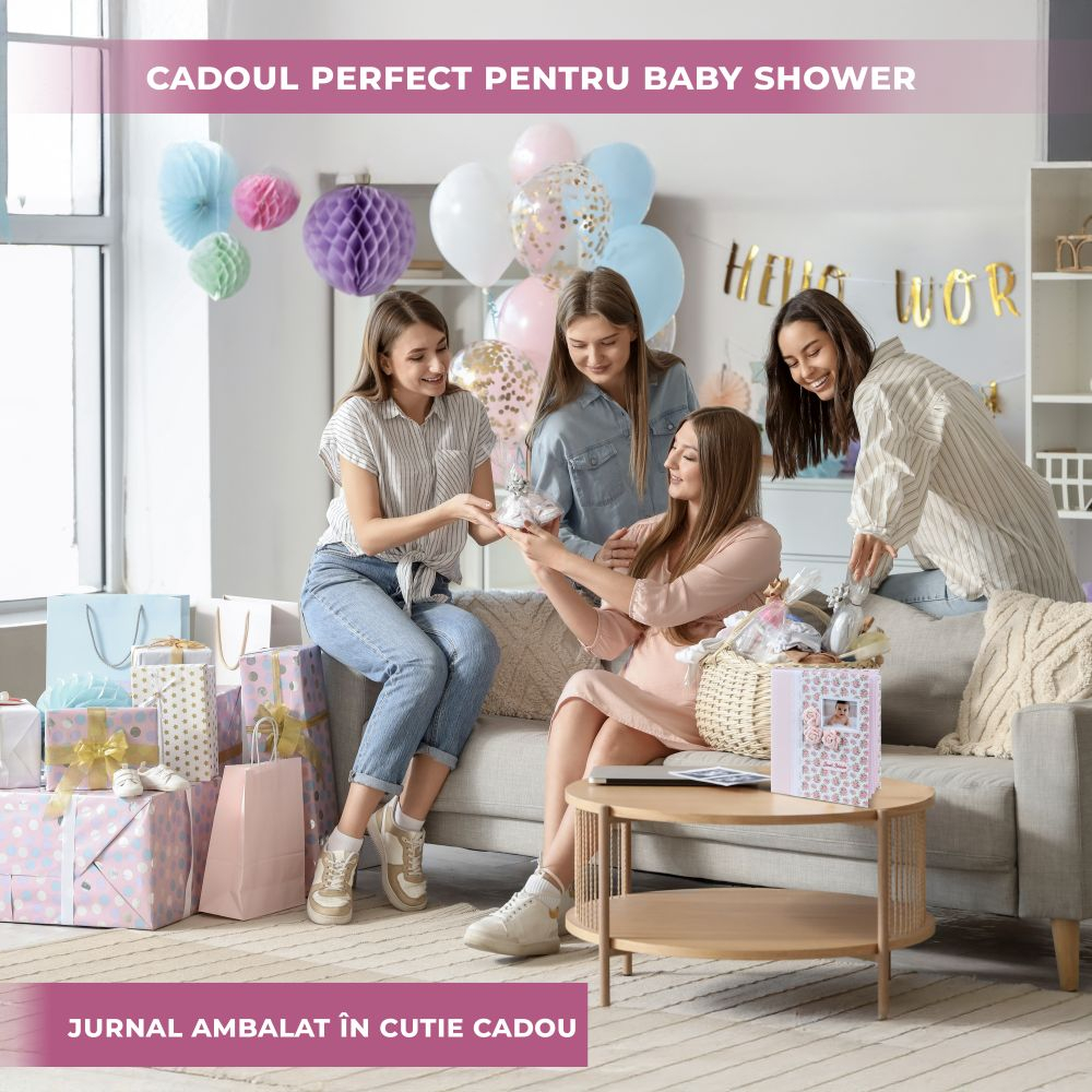 Jurnalul Bebelusului Liplut pentru Fetite - Cadou Personalizat [9]