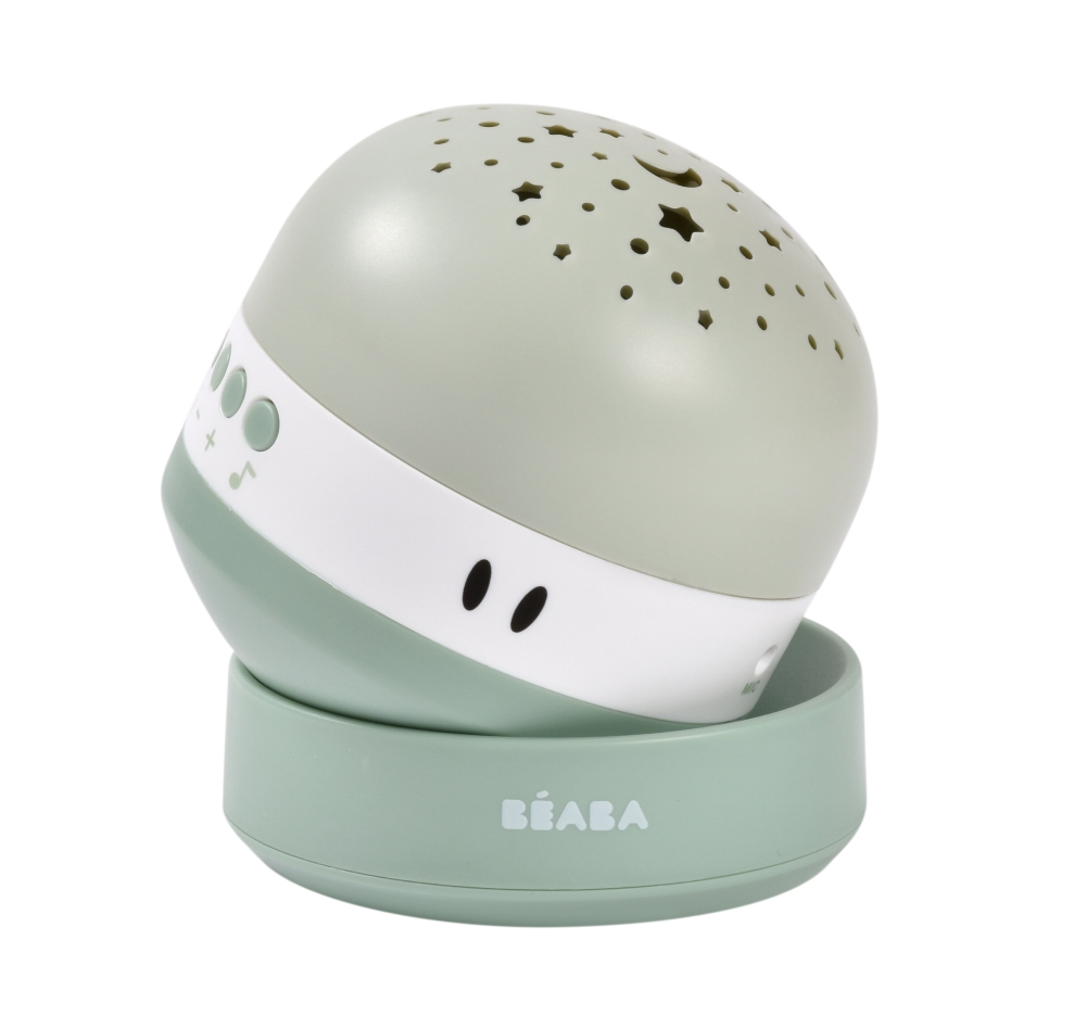 Lampa de veghe cu proiector Beaba Pixie Sage Green [20]