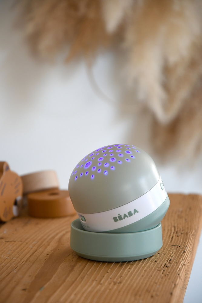 Lampa de veghe cu proiector Beaba Pixie Sage Green [15]