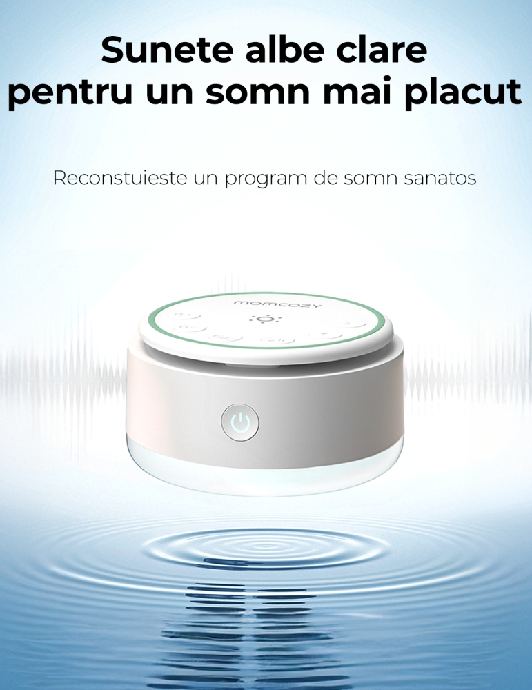 Lampa de veghe portabila Momcozy cu sunete albe cu acumulator si temporizator - Resigilat [4]